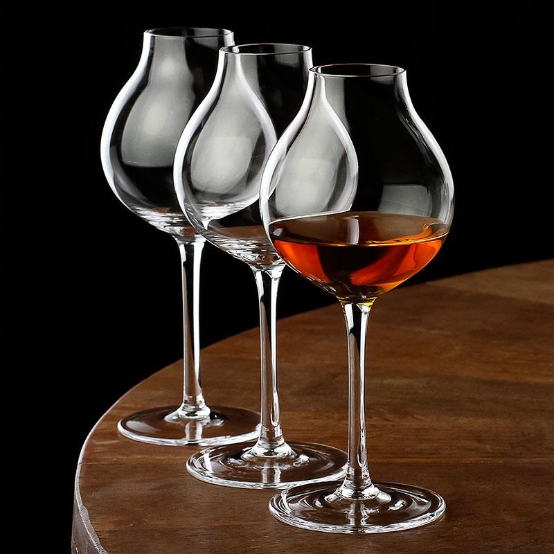 1920s Professional Blender's Whiskey Copita Nosing GlassTulip Bud Whisky Crystal XO Chivas Regal Goblet Cup Wine Tasting Glasses
