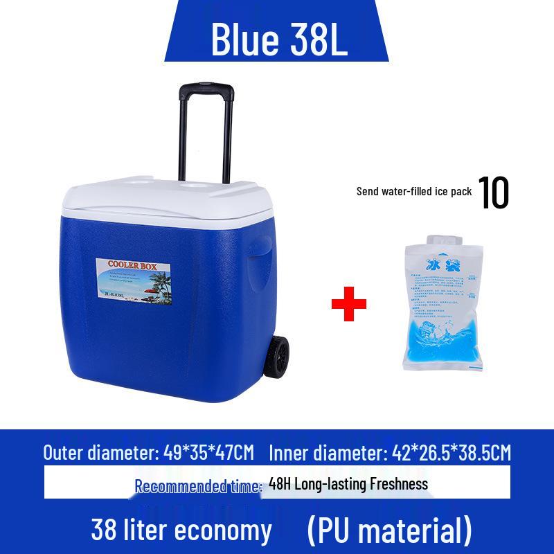 Tragbare isolierte Frischhaltebox für kleine Kühlschränke, den Außenbereich, zum Angeln und für unterwegs