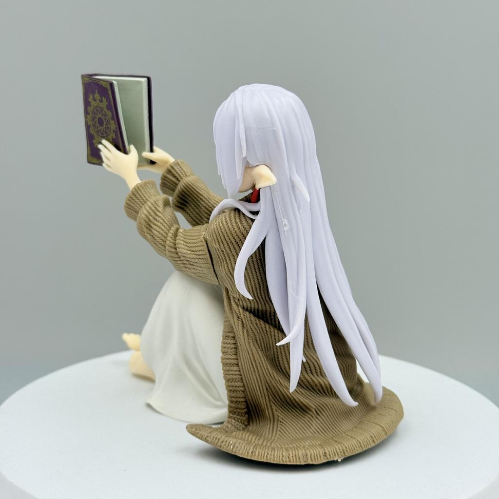 New 10cm Anime Figure Desktop Cute Girl Read a Book Action Figure Figurine Model Doll Toy Gift