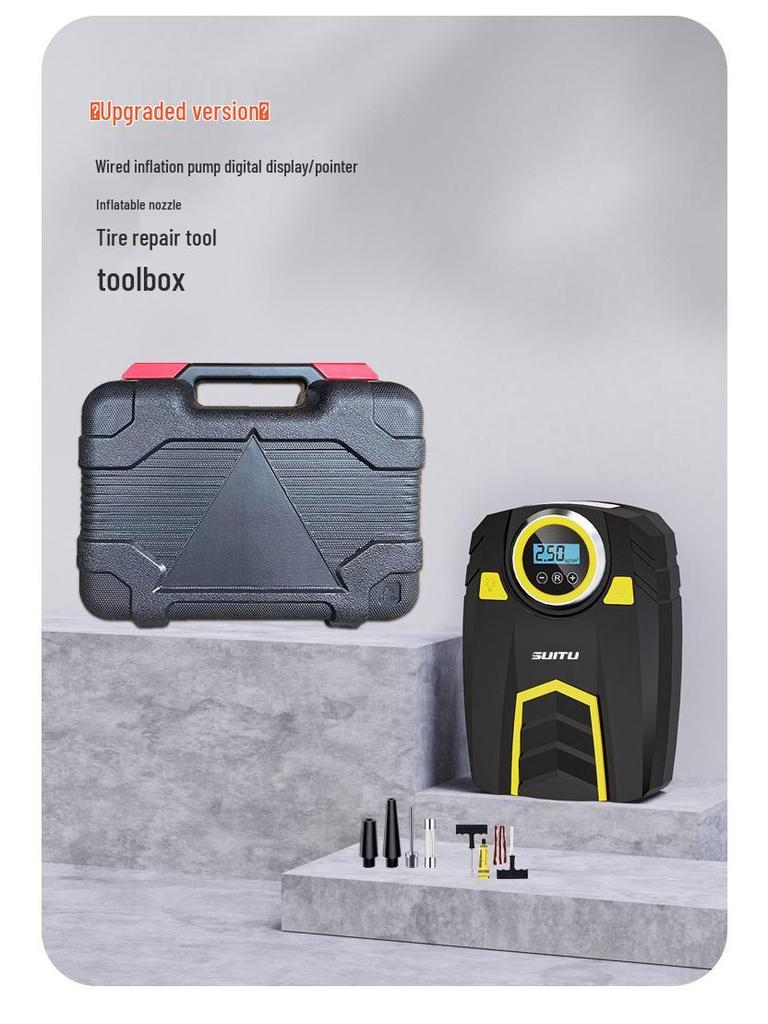 SuiTu Portable High-Power Digital Car Air Pump