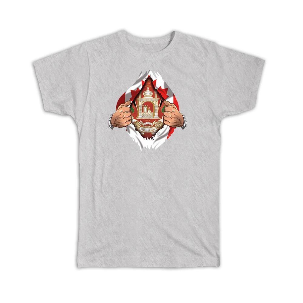 Gift T-Shirt : Afghanistan Canadian Flag Chest Afghan XL