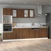 VidaXL Microwave Cabinet "Lyon" Brown Oak 60 X 57 X 207 Cm Engineered Wood 3334022