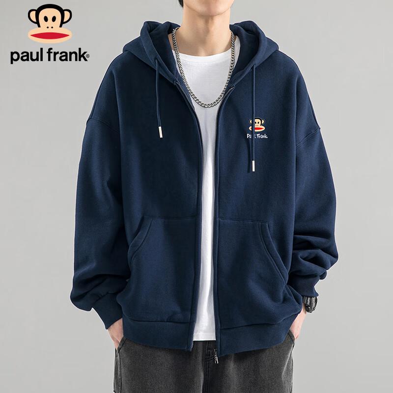 paul frank Herren Casual Kapuzenpullover mit Reißverschluss
