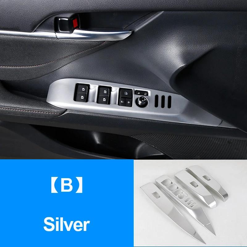 For Toyota Camry XV70 2018-    Interior Accessories Car Window Glass Lift Switch Panel Armrest Decoration Trim Cover