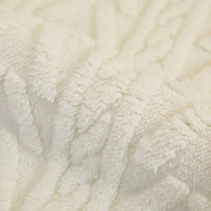 Hřejivý polštář na pohovku Zimní sametový Zesílený Protiskluzový Potah na pohovku do obývacího pokoje Plyšový Ručník na opěradlo Sada polštářů na pohovku Ručník