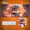 Dragon Ball Leder Mauspads Nachhaltig Kleine Jungen Männer Mauspads Handgelenkstütze Tastaturunterlage Tischmatte Son Goku Animation Dekorative Tischdecke