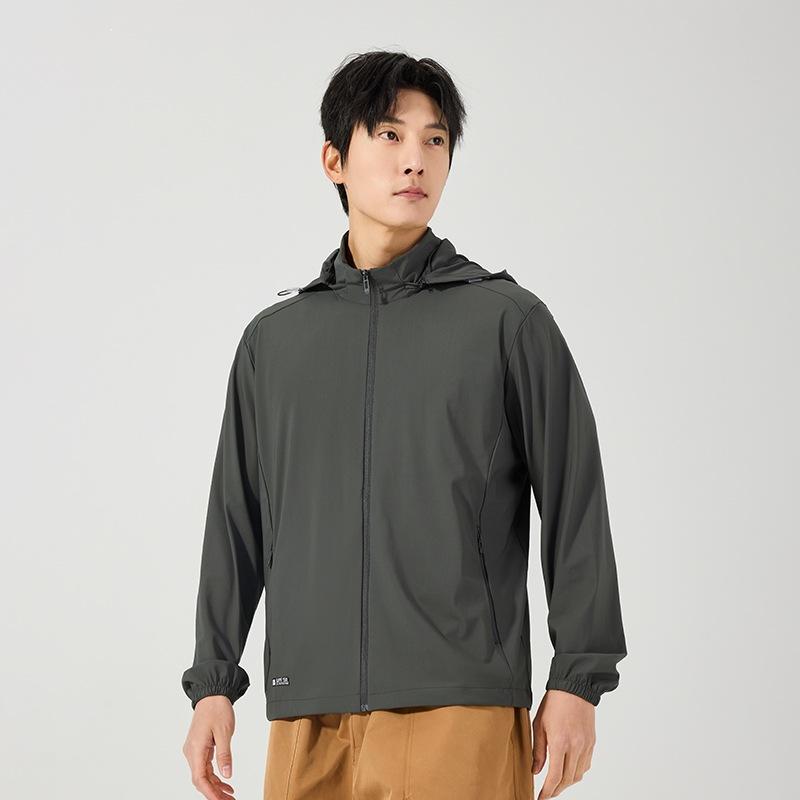 Summer couple skin men's cardigan sunscreen clothes women's breathable cooling sunscreen clothes outdoor sports mountaineering sunscreen