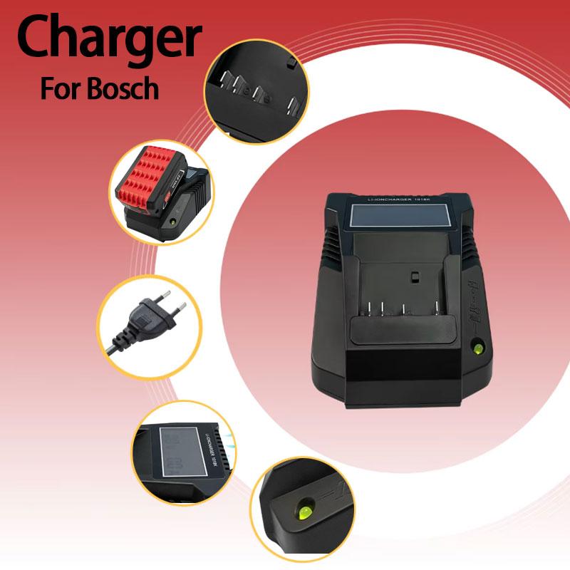 Smart Fast Chargers Power Tool Battery Replacement Chargers With LCD Display For Bosch 14.4V 18V Battery BAT614 BAT609 BAT618