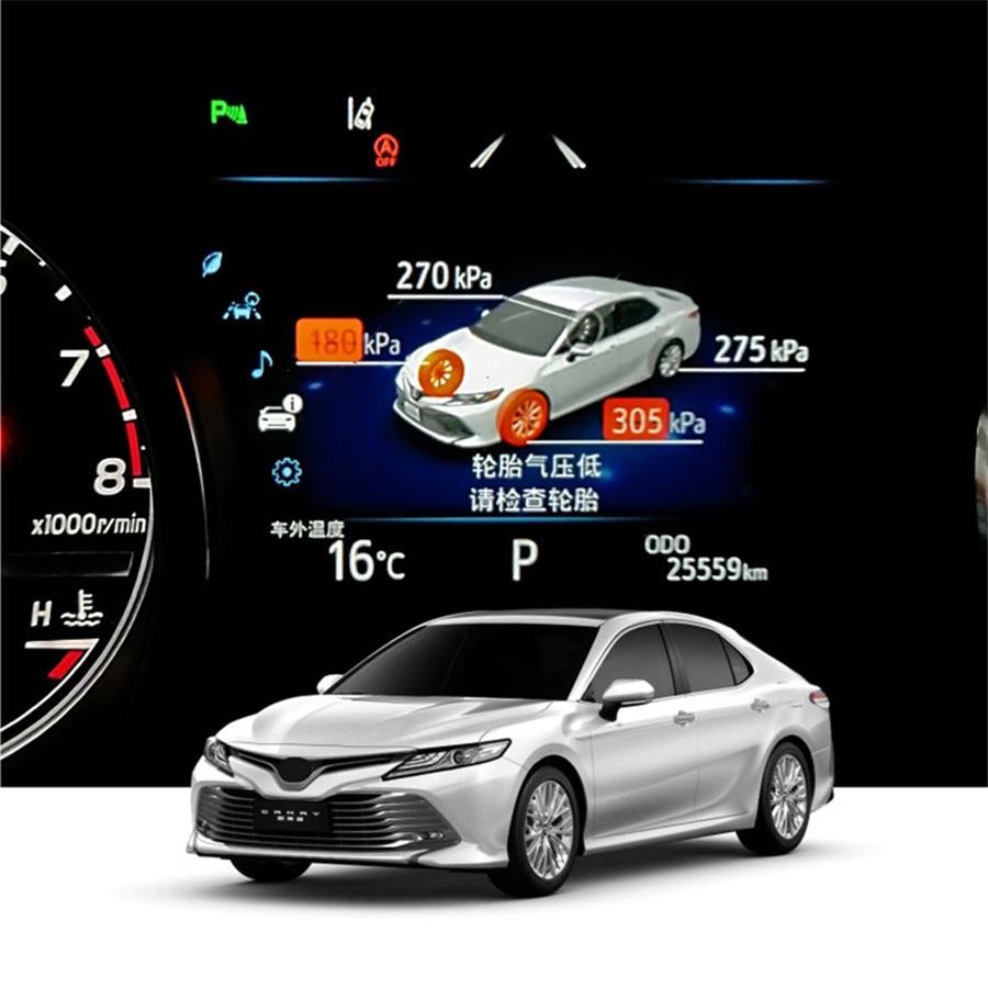 TPMS Digitaler LCD Reifendruckmonitor mit Alarmfunktion für toyota camry 2018-2021