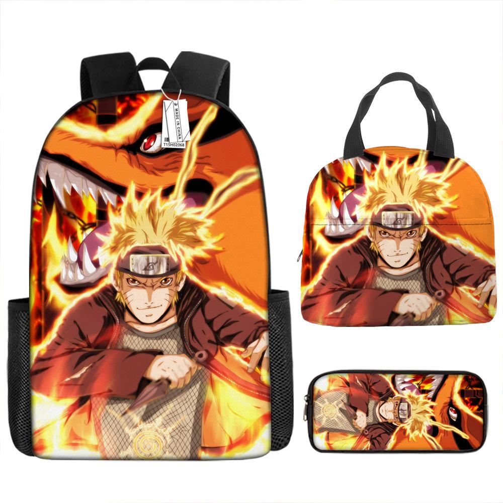 Elementary school students Naruto backpack 34th 5th 6th grade children's large-capacity backpack anti-splashing water