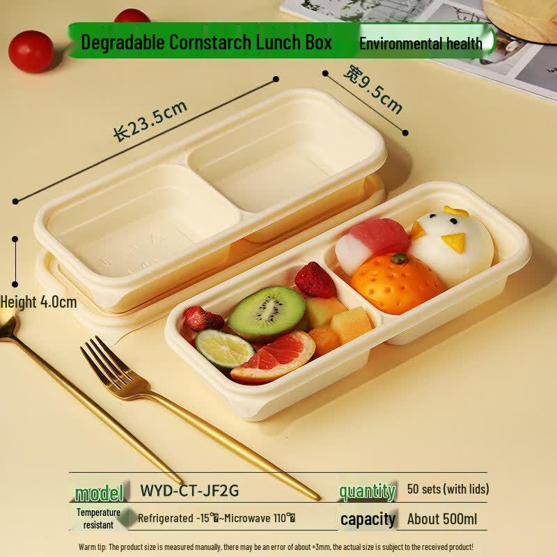 Disposable Corn Starch Meal Box