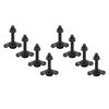 8pcs M8x60 L Track Double Lug Thrded Stud Nut Fitting 6000lbs Load Capacity for Truck Bed Trailer Pickup RV ATV