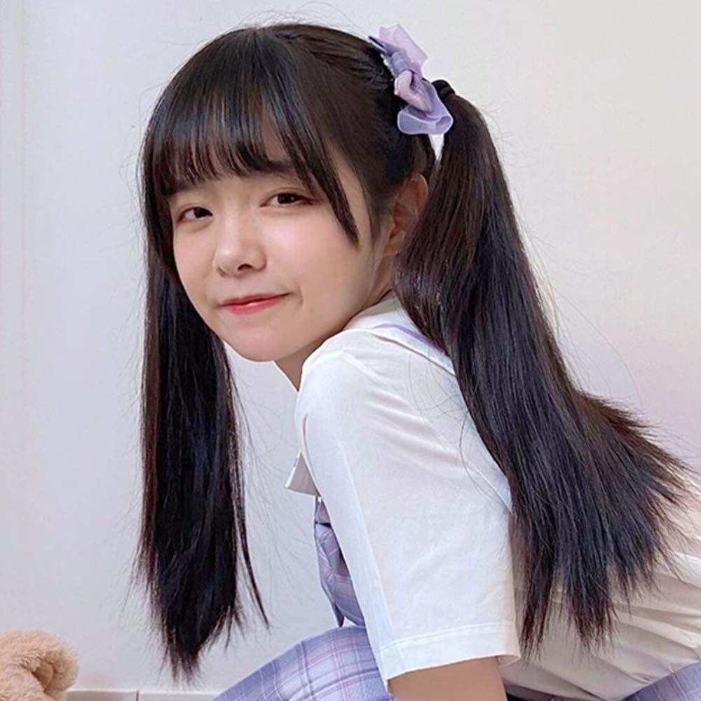 Ponytail Hair Accessories Long straight Wigs Drawstring Ponytail Synthetic Ponytail Hair Extension