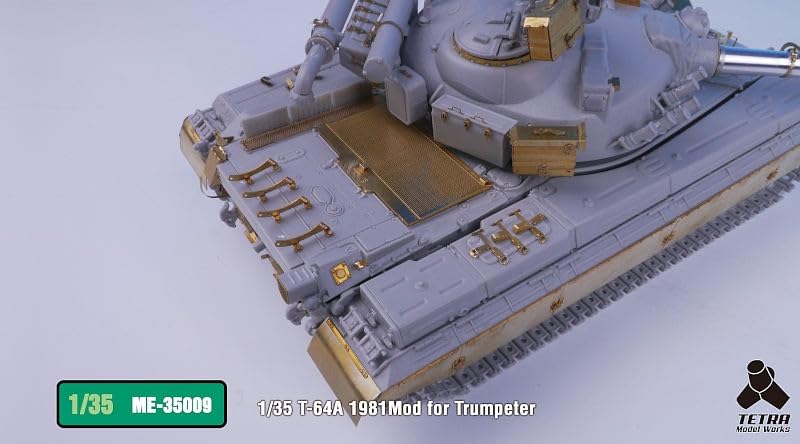 Tetra Model ME Series Russian Mod1981 Tank Plastic Model Parts ME3509 1/35 T-64A (TR)