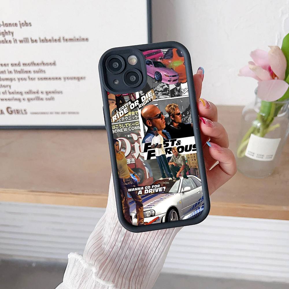 Action Movie Series Fast F-Furious Phone Case For IPhone 17 16 15 14 13 12 11 Pro Max Mini Plus Soft TPU Back Cover