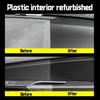 YC19 Car Plastic Restorer - Rubber Black Gloss Paste for Fade & Oxidation Repair, Whitening Reduction, and Restoration of Trims