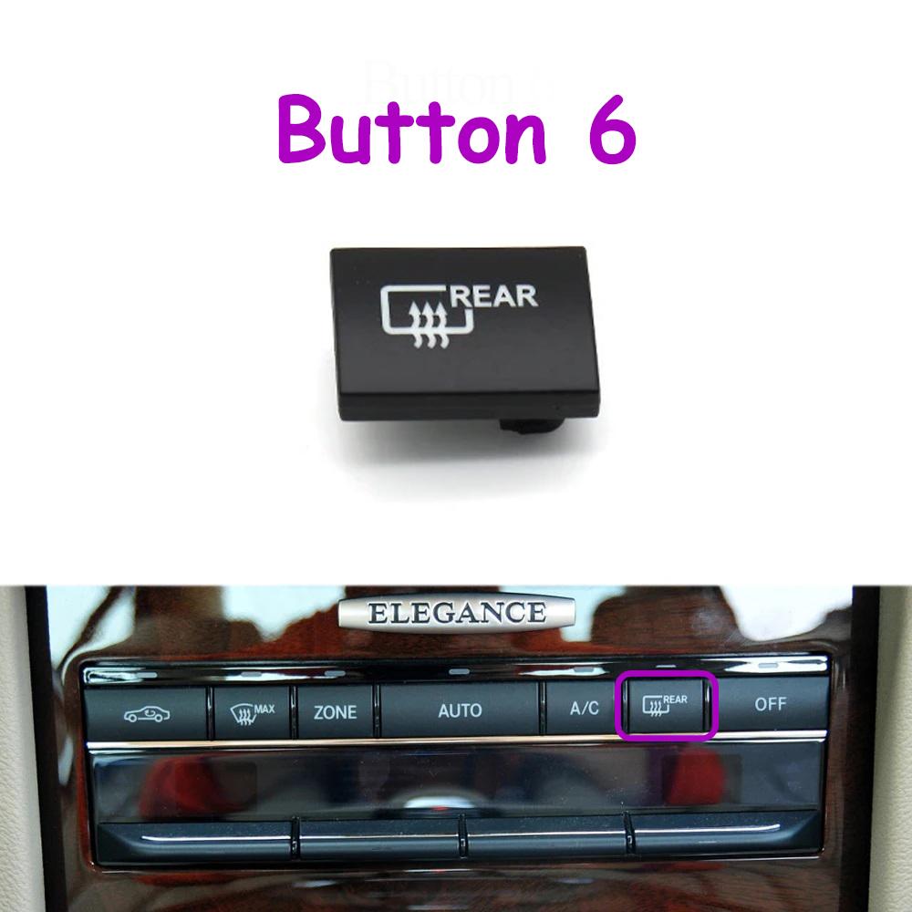 Central Console Air Conditioner AC Heater Climate Control Button Cover For Mercedes Benz E Class W212 W207 E200 E250 E300 E350