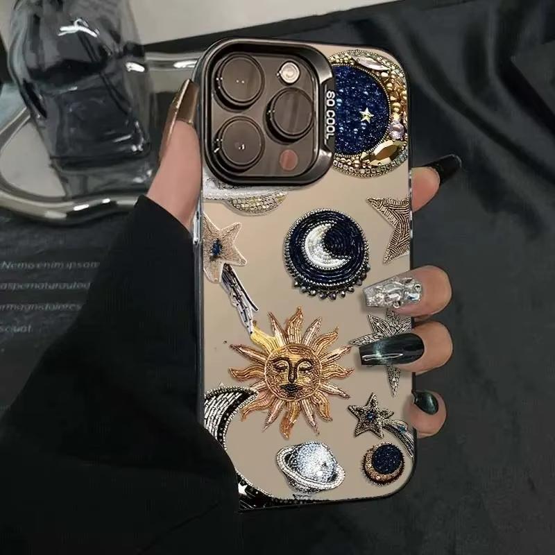 

Абстрактный чехол для телефона Солнце и Луна для Xiaomi Redmi Note 14 13 12 11 Pro Plus 4G 5G 12S 11S 10S 10 9 9S 8 10C 10A Redmi 10 5G