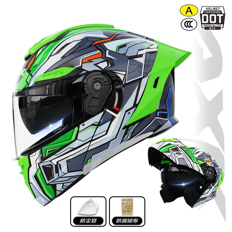 MRC Blue Color Full Face Motorcycle Helmet for Men Women Moto Helmet Original DOT Approved Helmet Full Face Helmet Racing Helmet