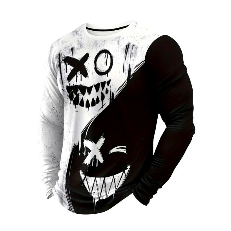 Men's casual sports long sleeved shirt