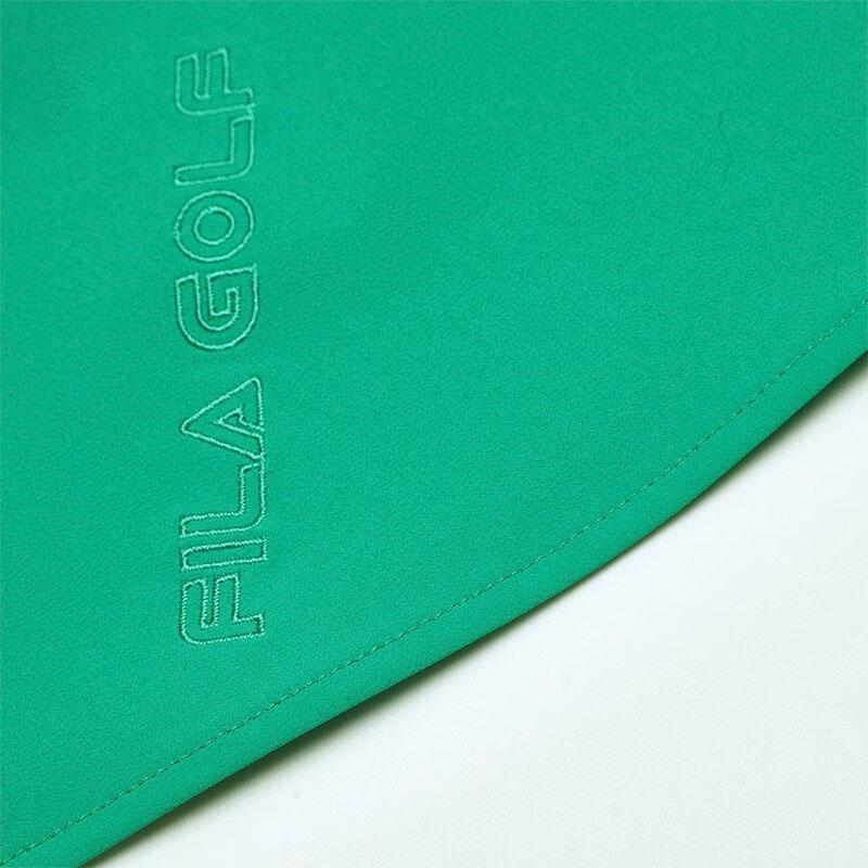 Fila Sports Lifestyle Series Solid Color Golf High-Waisted Woven A-Line Casual Skirt Women Skirts Cedar-Green A11W335309F-GN