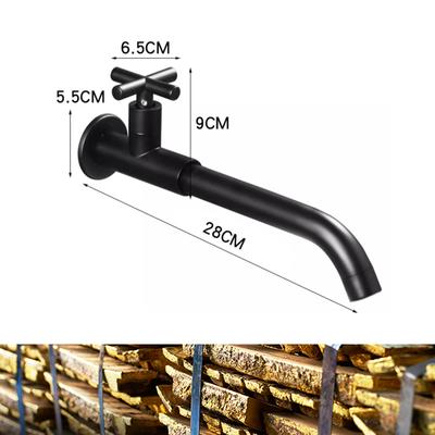 ELLEN Single Cold Faucet Wall Outdoor Mop Pool Faucet Antique Bronze Wall Kitchen Sink Faucet Rotatable ML985