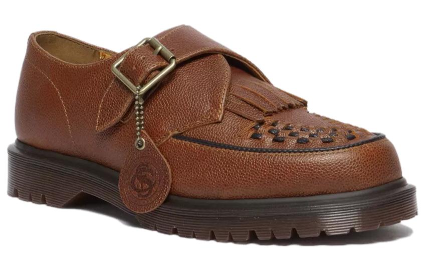 Men's Sneakers Ramsey Dr.Martens Westminster Leather Buckle Creeper 'Whiskey'