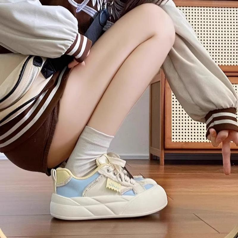 Spring Autumn Kids Board Shoes Breathable Casual Girls Fashion Sneakers Cartoon White Shoes