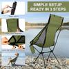 Camping Backpacking Chair, Lightweight Portable Folding Chair with Carry Bag, High-Back Outdoor Chair for Travel, Camping, Hiking, Fishing, Picnic