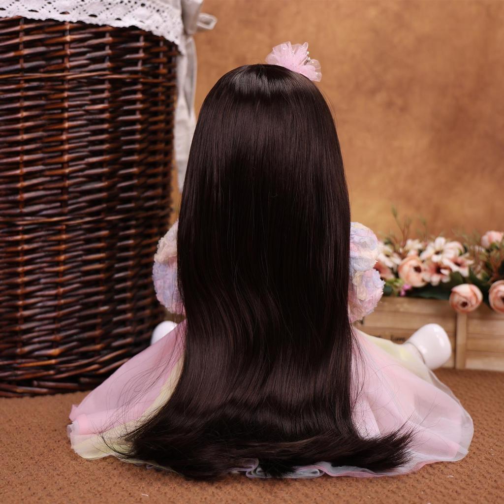 KEIUMI 55 Cm Reborn Baby Doll Girl Silicone Vinyl Realistic Princess Newborn Babies Dolls Fashion Christmas Birthday Gift