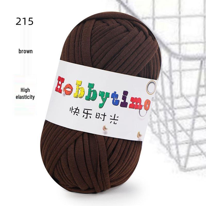 Cloth Strip Yarn DIY Crochet Kit: Handmade Bag, Knitting Material for Cushions, Carpets, and Dolls