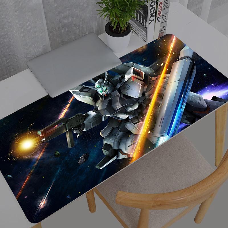 Large Gaming Mouse Pad Mobile Suit Gundam Anime PC Computer Gamer New Desk Mat For CS GO LOL XXL Laptop Kawaii Mousepad