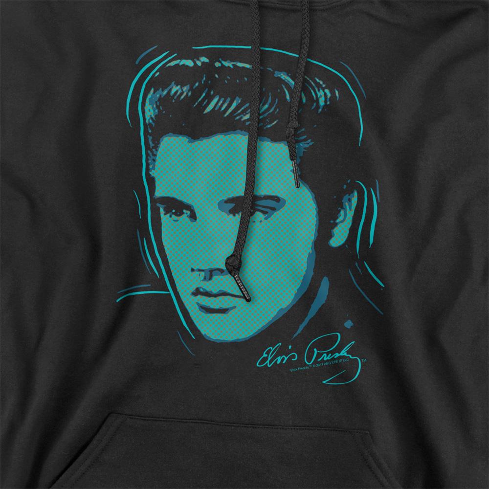 Elvis Presley Unisex Adult Young Dots Hoodie