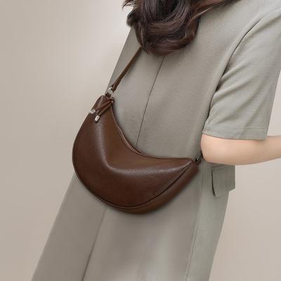 Bag Women's New Women's Bag Autumn and Winter Leather One Shoulder Crossbody Bag Premium Underarm Dumpling Bag