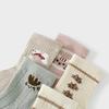 TONGTAI Unisex Baby Wadenhohe Knochenlose Zehen Jacquard Socken