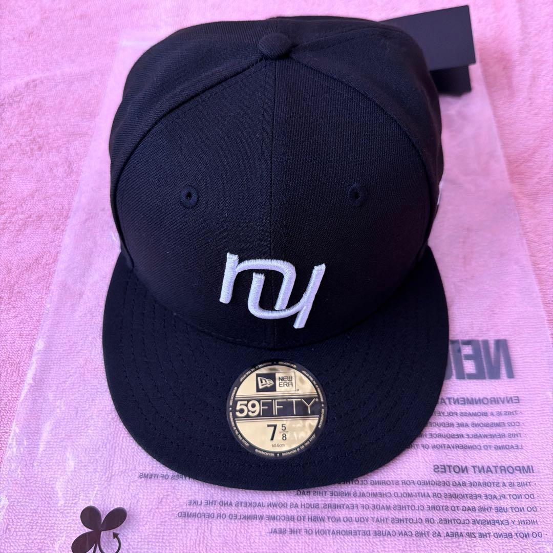 Used Black XL NEIGHBORHOOD NEWERA 59FIFTY 7 5/8