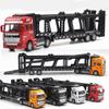 1/48 skala Kinder Spielzeug Große Legierung Transporter Super Truck Pull Back Spielzeug Auto Modell Auto Kinder Geschenk