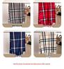 2024 Trendy Unisex Plaid Cashmere-Feel Tassel Shawl Snood Scarf for Autumn/Winter