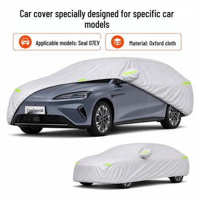 BYD Seal 07 EV Car Cover: Sunproof, Waterproof, Heat-Insulated, All-Season Oxford Cloth.