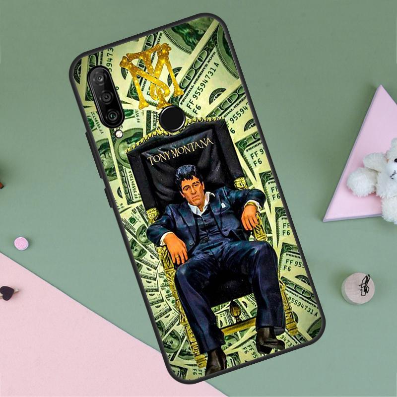 

Scarface Tony Montana For Huawei Nova 9 10 SE Y91 Y61 Y90 Y70 Y60 Y72 12s 12i 11i 7i 8i P60 Pro P30 P40 Lite Case Huawei Nova 12i