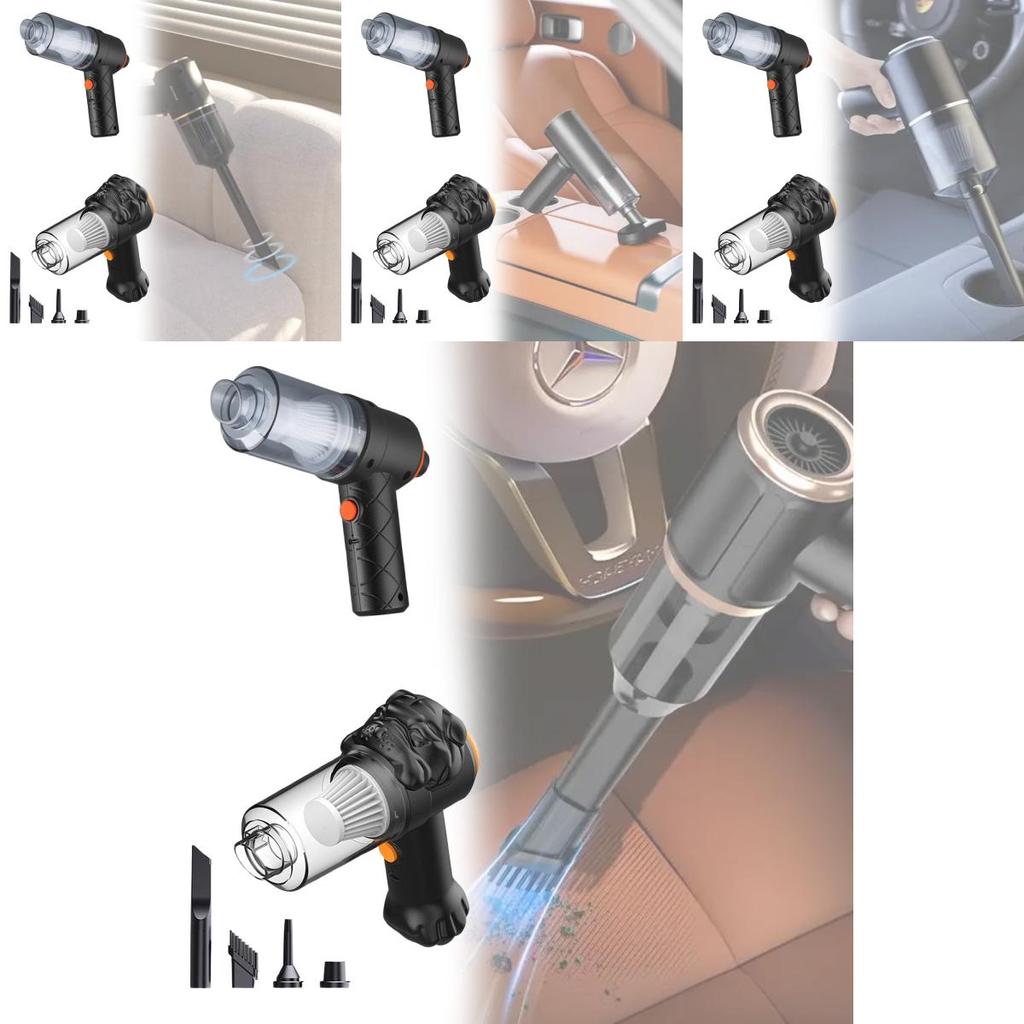 Handheld Car Vacuum Cleaner With Powerful Suction For Interior Cleaning