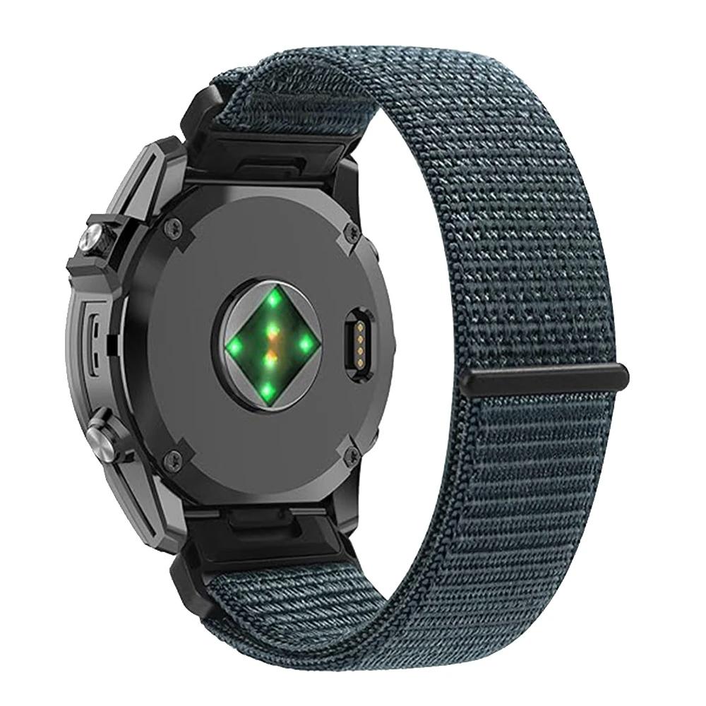 22mm 26mm Nylon Loop Quick Fit Strap for Garmin Fenix 8 Pro 7X 6X 6 5 Plus Tactix 8 Enduro 3 Epix Forerunner 970 965 Sports Band