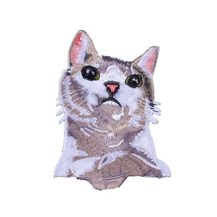 Trendy Cats Pattern Patches Personality Clothes Heat Transfer Appliques for Creative Craft Projects