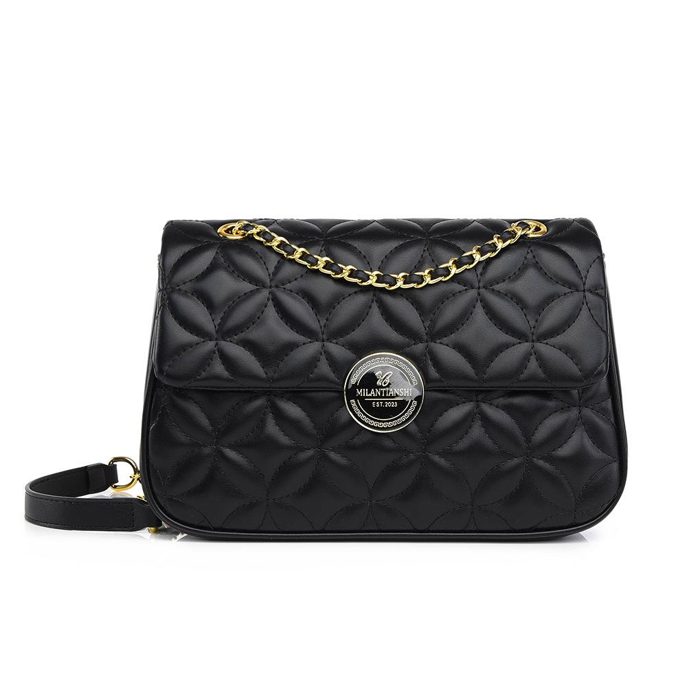 Fashionable Diamond-shaped Bag, High-end Single-shoulder Small Square Bag, Chain Underarm Bag, Women's Crossbody Bag