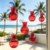 3PCS Hanging Wall Mounted Flower Pot Plastic Plant Propagation Jar  Bathroom Window