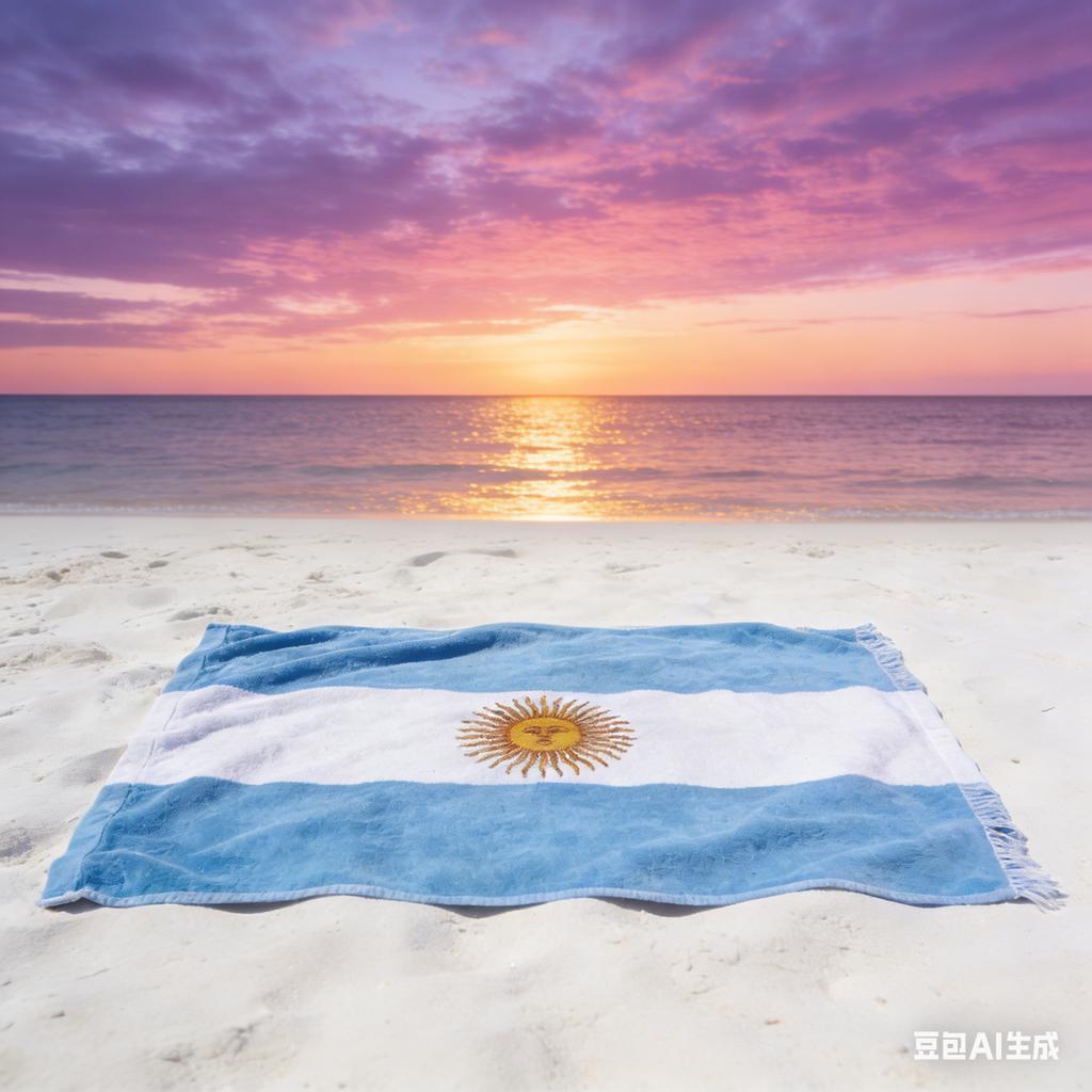 Argentina Flag Beach Towel Quick Dry Sand Free Beach Blanket for Travel Swimming Pool Camping