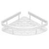 Aluminum No-Drill Corner Bathroom Shelf