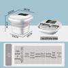 Electric Heated Automatic Foot Bath Tub with Massage Function