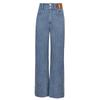 Women's High-Waist Breathable Wide-Leg Jeans - Autumn Slim Fit