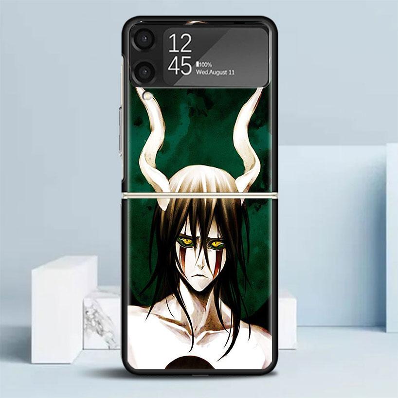 Bleach Ulquiorra Cifer 4 Phone Case For Samsung Galaxy Z Flip7 Flip6 5G Flip5 Flip4 Flip3 ZFlip 7 6 3 4 5 Shockproof Back Cover